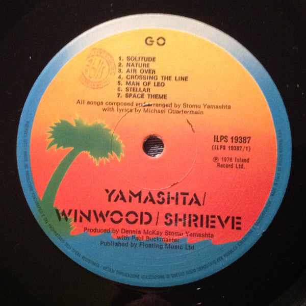 Stomu Yamash'ta / Steve Winwood / Michael Shrieve : Go (LP, Album)