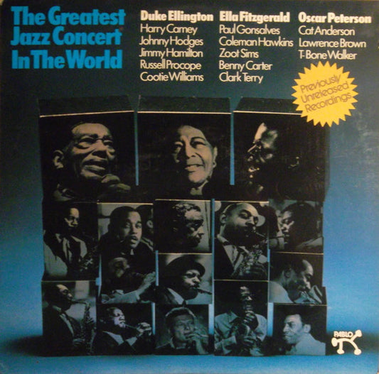 Various : The Greatest Jazz Concert In The World (4xLP, Album)