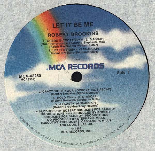 Robert Brookins : Let It Be Me (LP, Album)