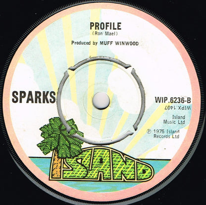 Sparks : Get In The Swing (7", Single)