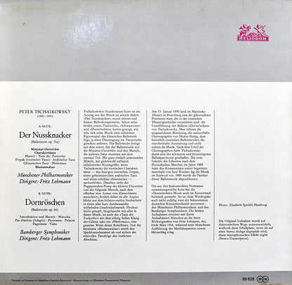 Pyotr Ilyich Tchaikovsky, Fritz Lehmann, Münchner Philharmoniker, Bamberger Symphoniker : Der Nussknacker / Dornröschen (LP, Comp, RE)