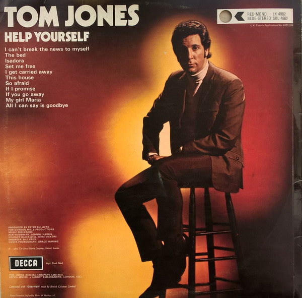 Tom Jones : Help Yourself (LP, Album)