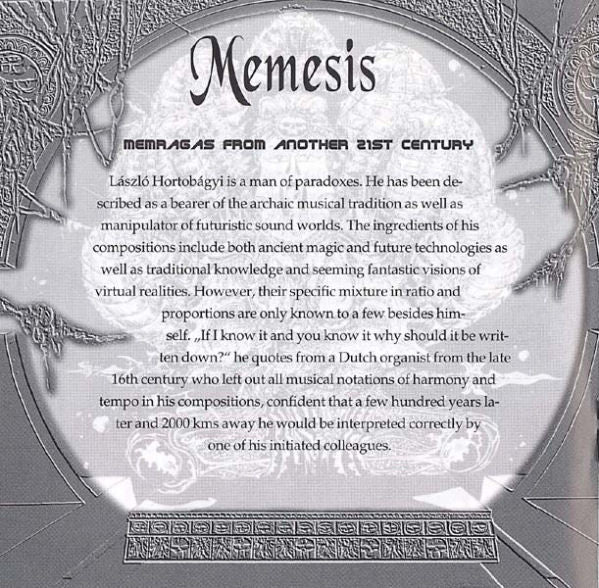 László Hortobágyi : Memesis (Memragas From Another 21st Century) (CD, Album, RE)