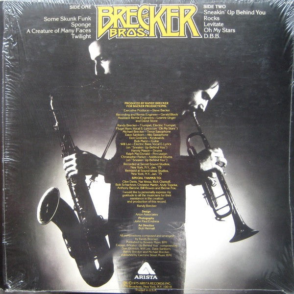 The Brecker Brothers : The Brecker Bros. (LP, Album, Mon)