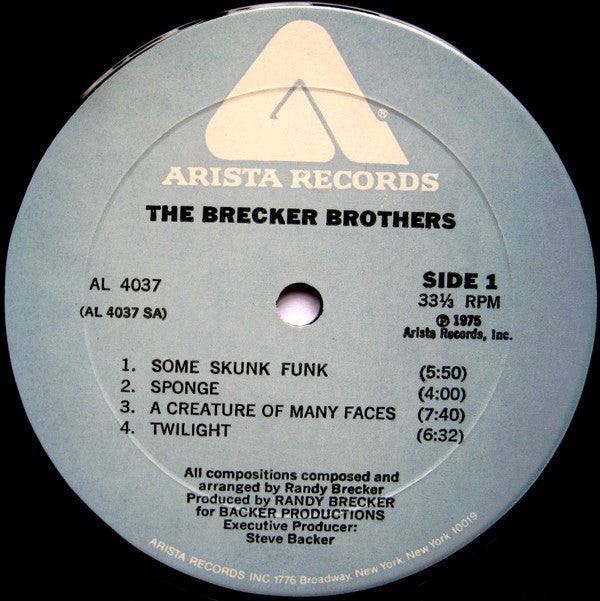 The Brecker Brothers : The Brecker Bros. (LP, Album, Mon)