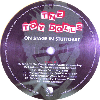 Toy Dolls : On Stage In Stuttgart (2xLP, Album, RE, Yel)