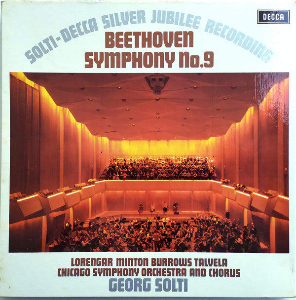 Ludwig van Beethoven - Pilar Lorengar, Yvonne Minton, Stuart Burrows, Martti Talvela, The Chicago Symphony Orchestra And Chicago Symphony Chorus, Georg Solti : Symphony No. 9 (Solti-Decca Silver Jubilee Recording) (2xLP + Box)