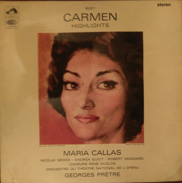 Georges Bizet, Maria Callas, Nicolai Gedda, Andréa Guiot With Robert Massard And Les Chœurs René Duclos, Orchestre National De L'Opéra De Paris Conducted By Georges Prêtre : Carmen Highlights (LP, Album)