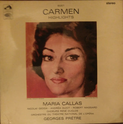 Georges Bizet, Maria Callas, Nicolai Gedda, Andréa Guiot With Robert Massard And Les Chœurs René Duclos, Orchestre National De L'Opéra De Paris Conducted By Georges Prêtre : Carmen Highlights (LP, Album)