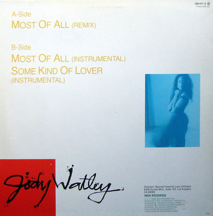 Jody Watley : Most Of All (12")