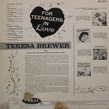 Teresa Brewer : For Teenagers In Love (LP)