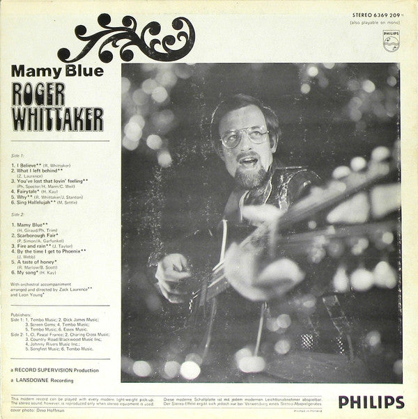 Roger Whittaker : Mamy Blue (LP, Album)