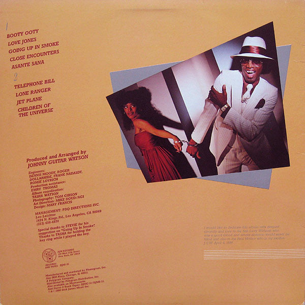 Johnny Guitar Watson : Love Jones (LP, Album, 18)