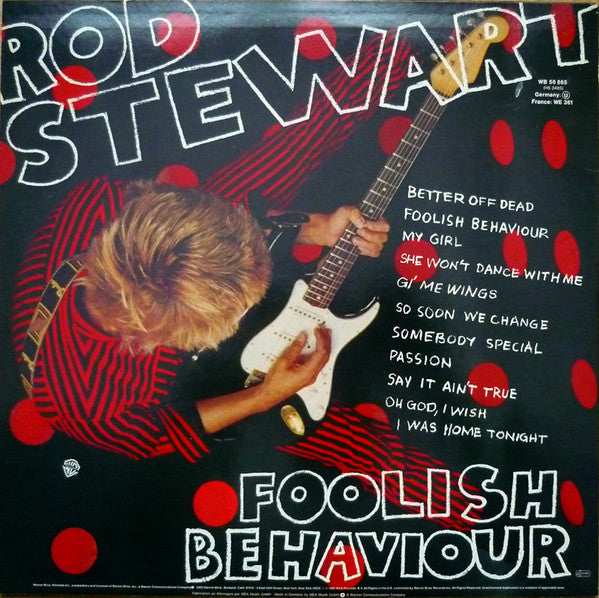 Rod Stewart : Foolish Behaviour (LP, Album)