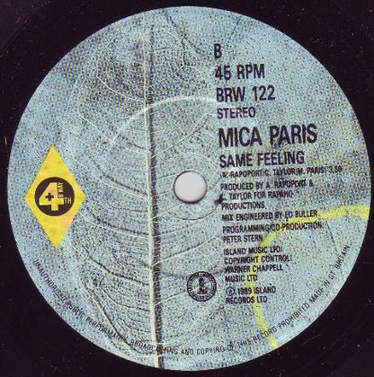 Mica Paris & Will Downing : Where Is The Love (7", Single, Pap)