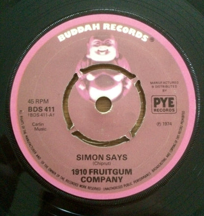 1910 Fruitgum Company : Simon Says  (7", Single, RE, Pus)