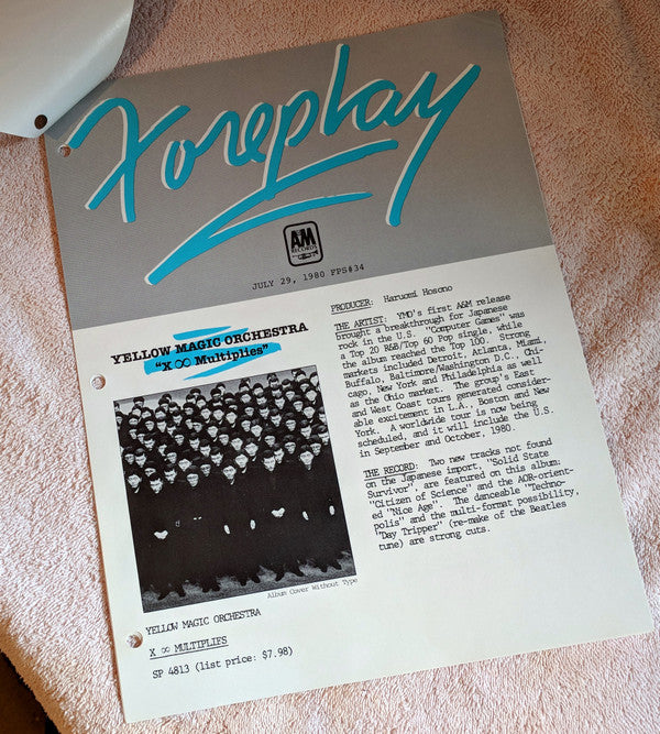 Various : Foreplay #34: A&M's Pre-Release Sampler (12", S/Sided, Promo, Smplr)