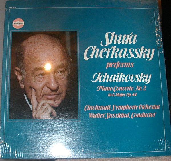 Pyotr Ilyich Tchaikovsky, Walter Susskind, Cincinnati Symphony Orchestra, Shura Cherkassky : Piano Concerto No. 2 In G Major, Op. 44 (LP)