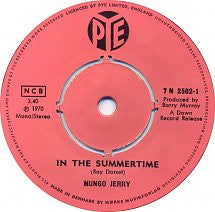 Mungo Jerry : In The Summertime (7", Single, 4-p)