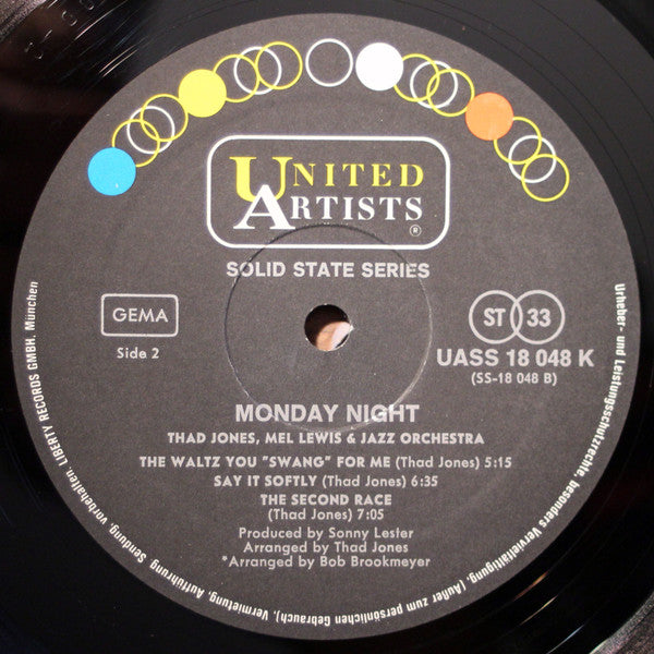 Thad Jones / Mel Lewis Orchestra : Monday Night (LP, Album, Gat)