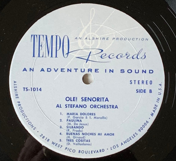 Al Stefano And His Orchestra : Ole! Señorita (LP)