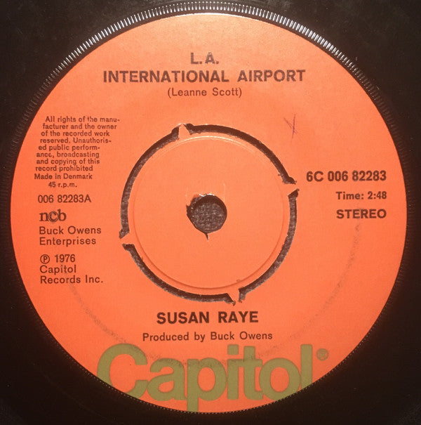 Susan Raye : L.A. International Airport (7", Single)