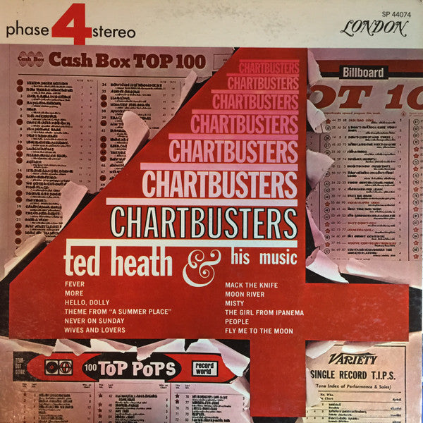 Ted Heath And His Orchestra : Chartbusters (LP, Album)