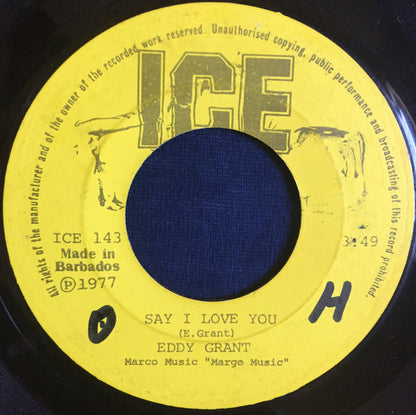 Eddy Grant : Say I Love You (7")