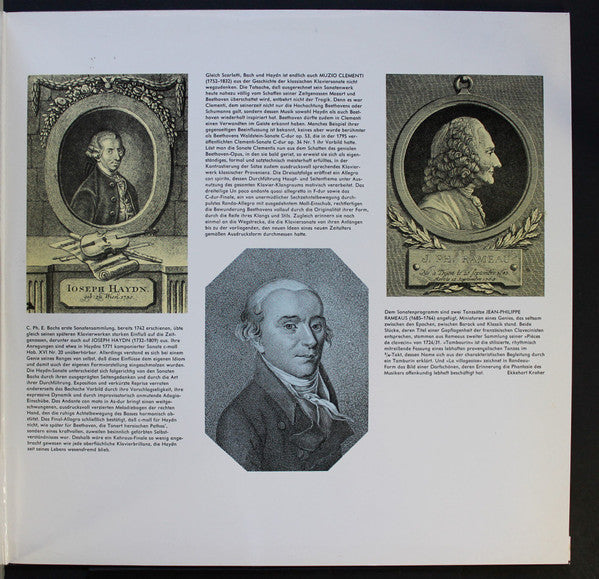 Emil Gilels, Jean-Philippe Rameau, Domenico Scarlatti, Carl Philipp Emanuel Bach, Muzio Clementi, Joseph Haydn : Die Klassische Klaviersonate (2xLP, Album)