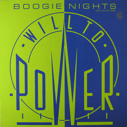 Will To Power : Boogie Nights (12", Maxi)