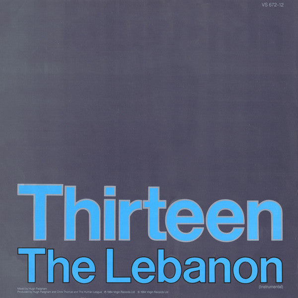 The Human League : The Lebanon (12")