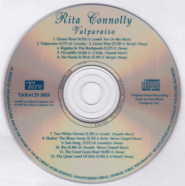 Rita Connolly : Valparaiso (CD, Album)