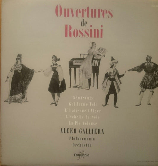 Alceo Galliera, Gioacchino Rossini : Ouvertures de Rossini (LP, Mono)