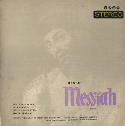 Georg Friedrich Händel - The London Philharmonic Choir And The London Philharmonic Orchestra Conducted By Frederick Jackson : Messiah (Excerpts) (LP, Album)