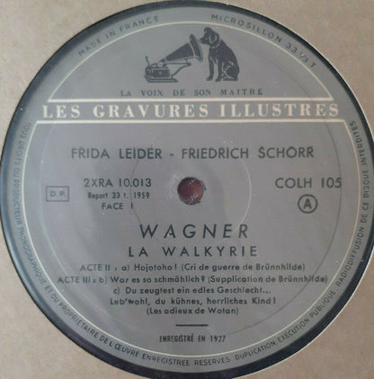 Frida Leider, Lauritz Melchior, Friedrich Schorr : Wagner: Die Walküre, Götterdämmerung (LP, Comp, Mono)