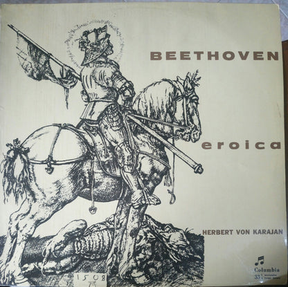 Ludwig van Beethoven, Herbert von Karajan, Philharmonia Orchestra : Sinfonia N.3 In Mi Bemolle Maggiore, Op. 55 "Eroica" (LP, Album, Mono)