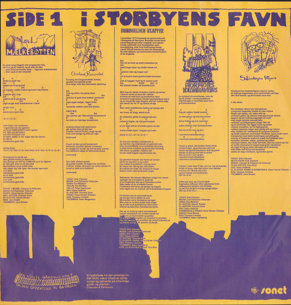 Clausen & Petersen : I Storbyens Favn (2) (LP, Album, RE)