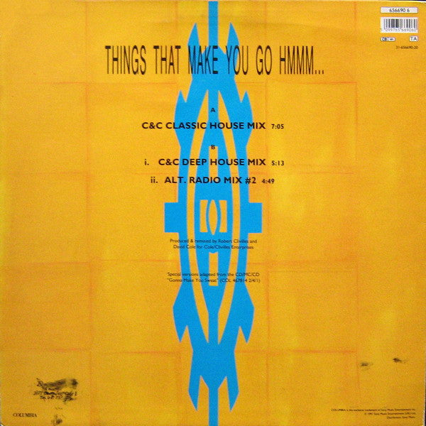 C + C Music Factory Featuring Freedom Williams : Things That Make You Go Hmmm... (12", Single)