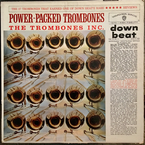 The Trombones, Inc. : Power-Packed Trombones (LP, Album, Mono, RP)