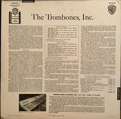 The Trombones, Inc. : Power-Packed Trombones (LP, Album, Mono, RP)