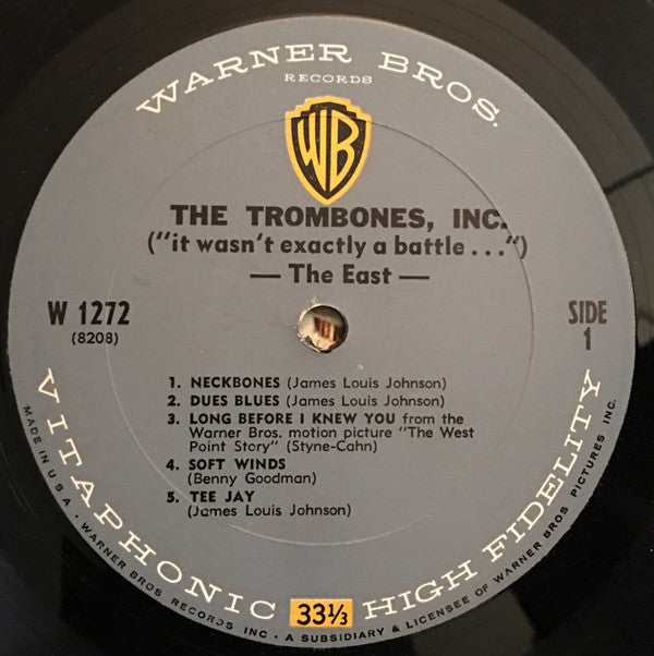 The Trombones, Inc. : Power-Packed Trombones (LP, Album, Mono, RP)