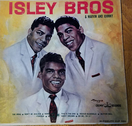 The Isley Brothers And Marvin & Johnny : The Isley Brothers And Marvin & Johnny (LP, Comp, Mono)