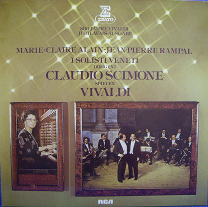 Antonio Vivaldi, Marie-Claire Alain, Jean-Pierre Rampal, Claudio Scimone, I Solisti Veneti : I Solisti Veneti Und Claudio Scimone Spielen Vivaldi (LP, Comp)