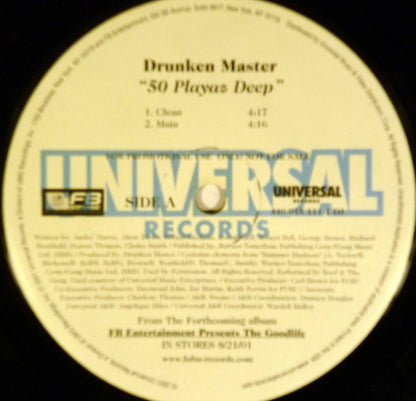 Drunken Master (5) : 50 Playaz Deep (12", Promo)