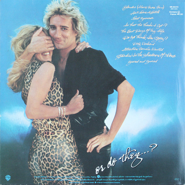 Rod Stewart : Blondes Have More Fun (LP, Album, RP, Gat)