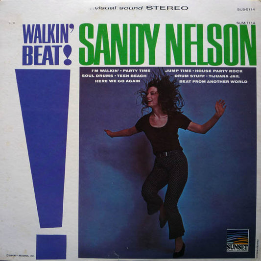 Sandy Nelson : Walkin' Beat (LP, Album)