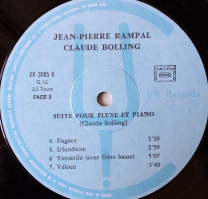 Jean-Pierre Rampal / Claude Bolling : Suite Pour Flute Et Piano (LP, Album)